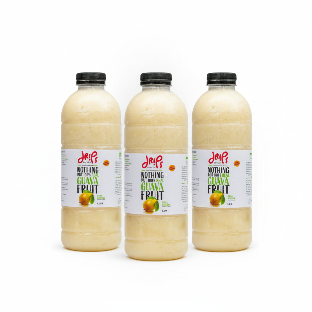 Guava Chunky Smoothie - 1L Pack of 3