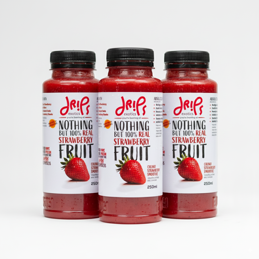 Strawberry Chunky Smoothie - 250ml Pack of 3